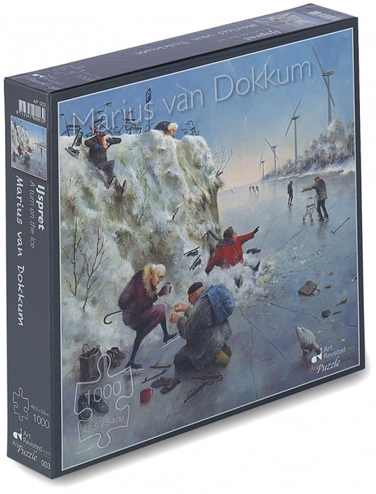 Marius van dokkum puzzel - ijspret - 1000 st