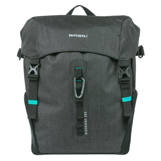Basil enkele tas discovery 365d l mik 20l 15 x 23 x 35 cm - zwart