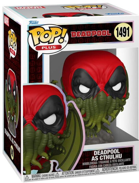 Funko deadpool deadpool as cthulhu vinylfiguur 1491 unisex pop! - neutraal - standard