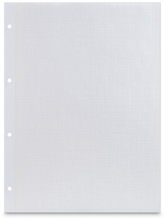 Hama fotokarton met glassine, 23,3 x 31 cm, geperforeerd, 25 vel, wit