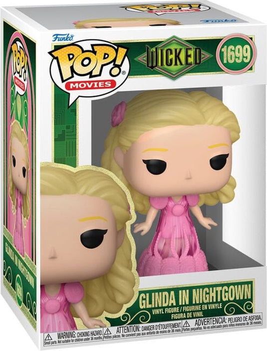 Funko wicked glinda in nightgown vinyl figur 1698 pop! meerkleurig