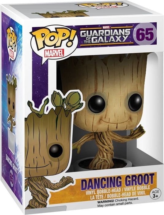 Funko pop marvel guardians of the galaxy dancing groot - bobblehead