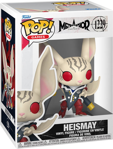 Funko metaphor: refantazio pop! games vinyl figure heismay 9 cm pop! figuur