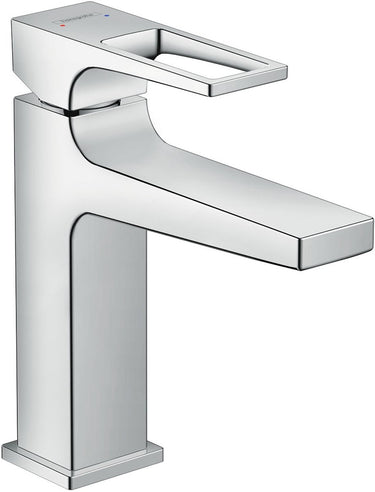 Hansgrohe metropol ééngreeps wastafelmengkraan 110 met beugelgreep met trekwaste chroom