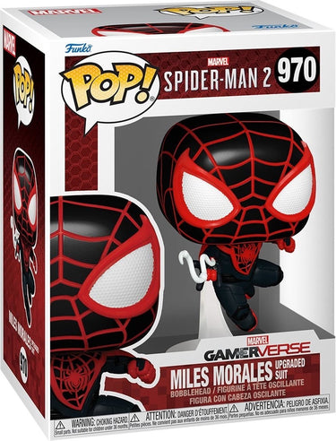 Funko pop games: spider-man 2 - miles morales (upgraded suit) pop #970