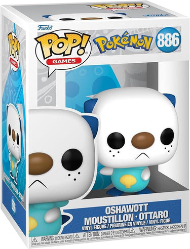 Funko pop games: pokémon - oshawott pop #886