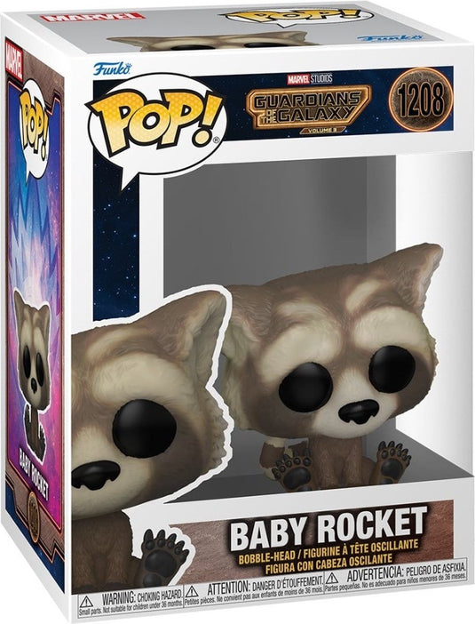Funko pop marvel: guardians of the galaxy 3 - baby rocket - pop