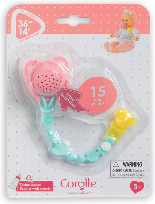 Corolle interactieve speen voor babypop - accessoire met geluid.