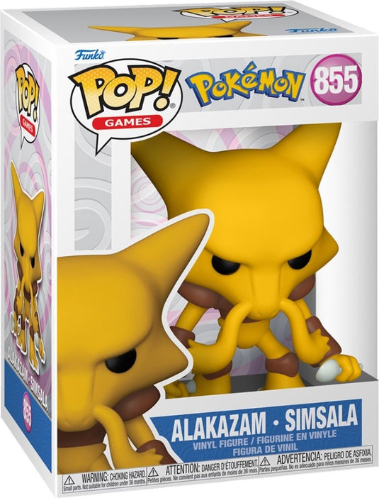 Funko pop games: pokémon alakazam - pop #855