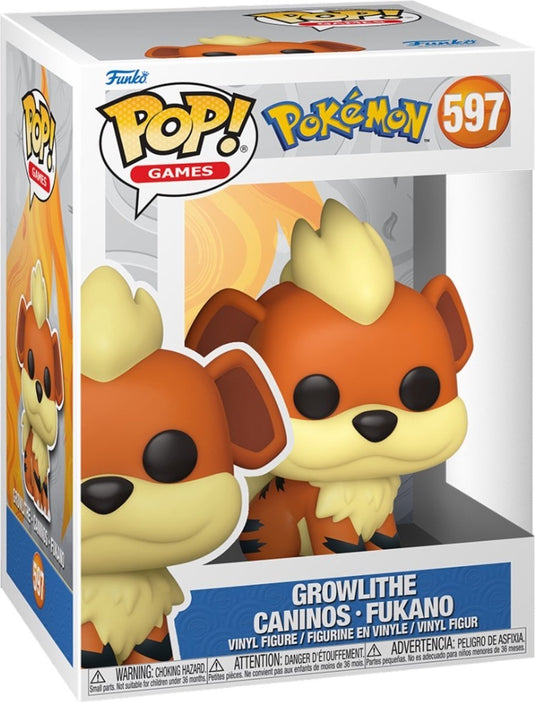 Funko pop games: pokémon - growlithe pop