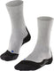 Falke tk2 cool anti-blaar dik lyocell functioneel materiaal wandelsokken heren grijs - maat 46-48