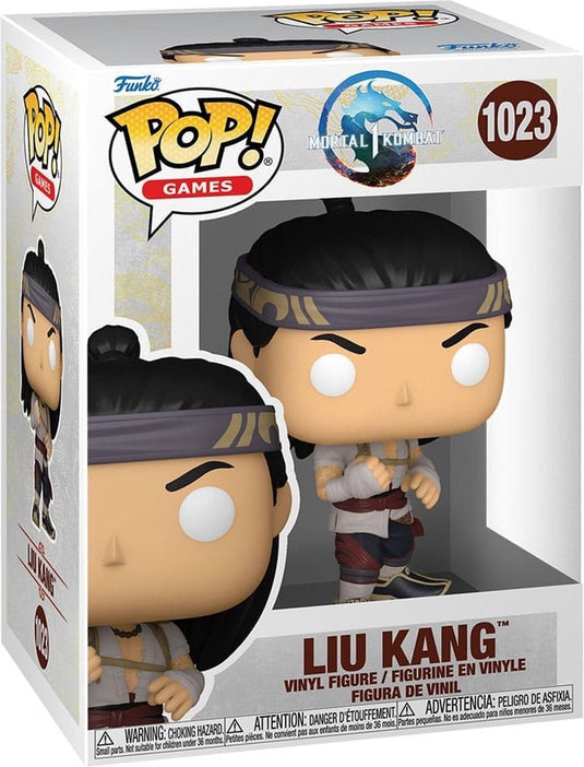 Funko mortal kombat liu kang vinyl figur 1023 pop! meerkleurig pvc -