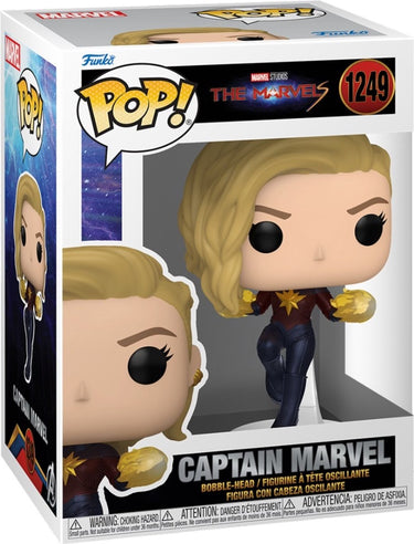 Funko pop marvel: the marvels - captain marvel - pop #1249