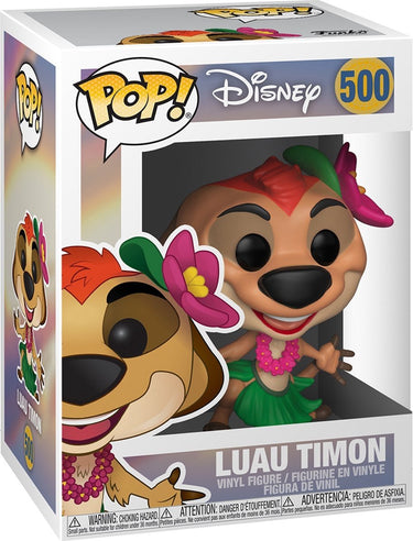 Funko pop! lion king n° 500 luau timon - verzamelfiguur