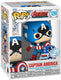 Funko pop! marvel comics - captain america 60th anniversary (with pin) exclusive