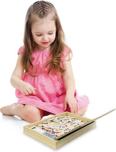 Lexibook bio toys l’ecole des mots bilingue français- anglais - jeu en bois