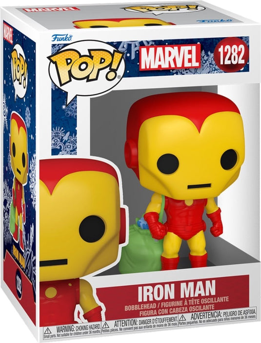 Funko pop marvel: holiday - iron man pop