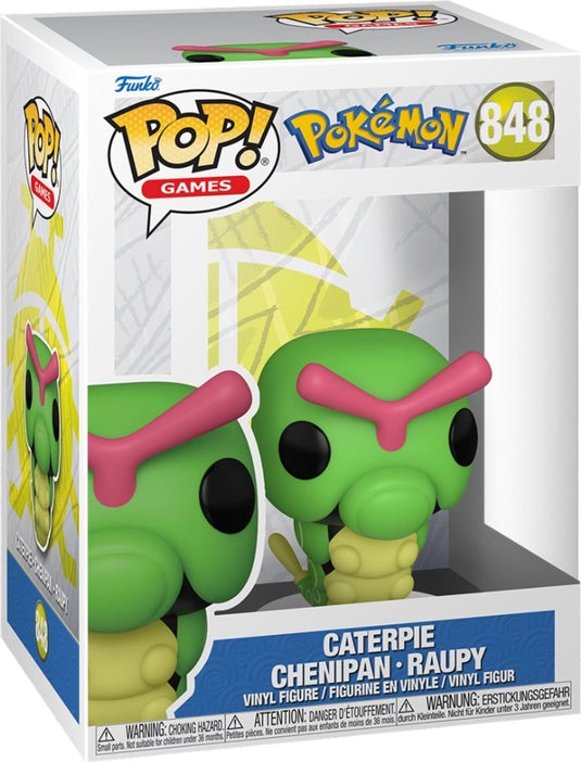 Funko pop games: pokémon caterpie - pop #848