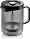 Gefu cristiano french press koffiezetter – 600 ml – borosilicaatglas – smoke grey