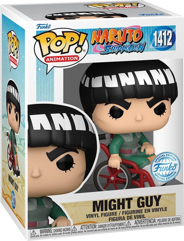 Funko naruto might guy vinyl figuur 1412 pop! wit pvc -