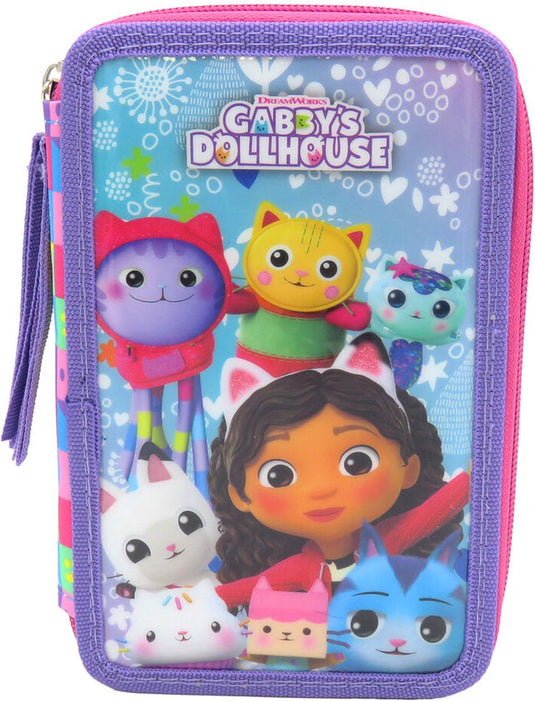 Gabby's poppenhuis gabby's dollhouse - etui - gevuld - 3 lagen - 39 stuks