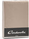 Cinderella hoeslaken jersey topper 15 cm - taupe - 160x200 210