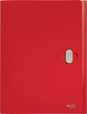 Leitz recycle documentenbox a4 - 80% gerecycled post-consumer plastic - rood