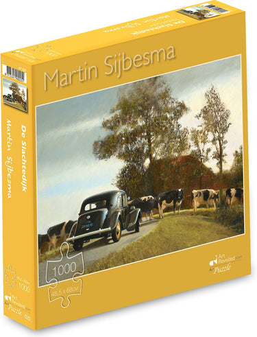 Art revisited martin sijbesma puzzel - de slachtedijk - 1000 st
