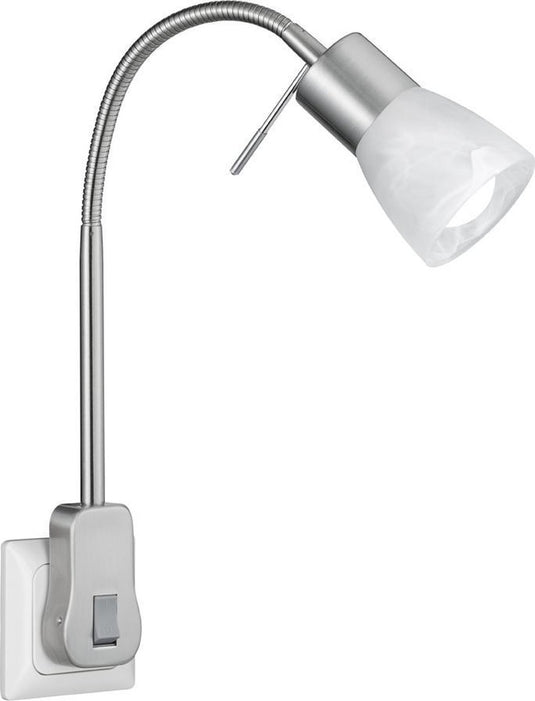 Trio levisto - spot - nikkel mat - incl. 1x e14 4.9w - flexibel