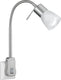 Trio levisto - spot - nikkel mat - incl. 1x e14 4.9w - flexibel