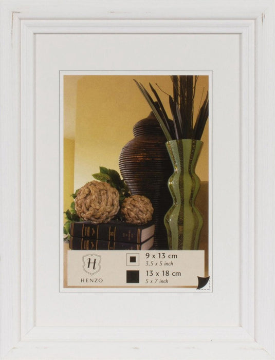 Henzo fotolijst - - artos - fotomaat 13x18 cm - wit