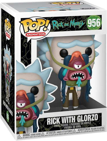Funko pop animation: rick and morty - rick with glorzo - pop #956