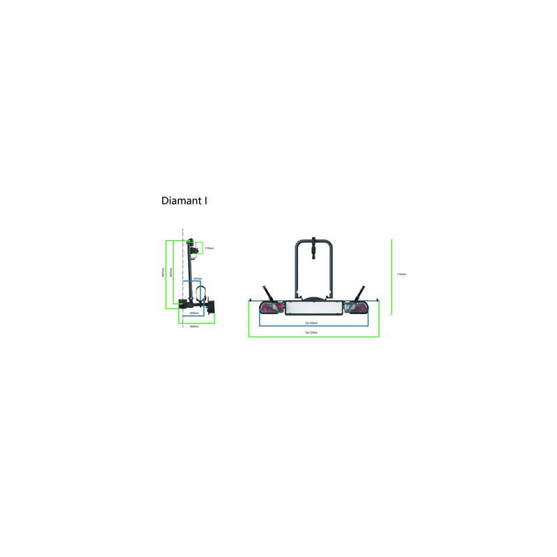 Load image into Gallery viewer, Pro-user fietsendrager diamant 1
