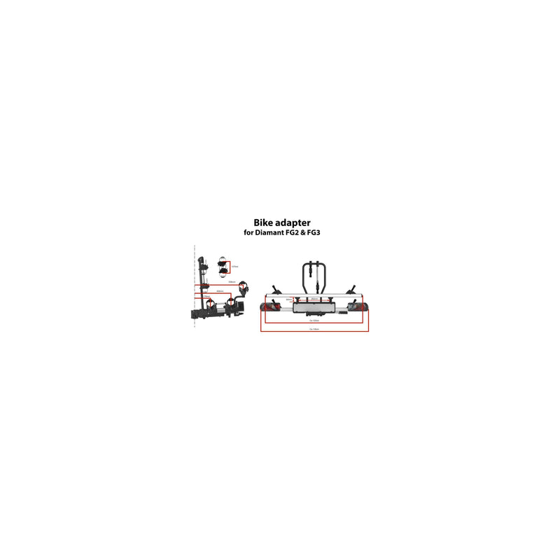 Load image into Gallery viewer, Tradekar international bv pro user diamant fg2 trekhaak fietsendrager nm 2 fiets
