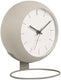 Karlsson tafelklok nirvana globe - grijs - ø21cm - modern