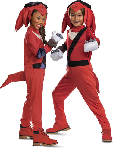 Disguise sonic movie 2, knuckles fancy aankleden, maat s (4-6 jaar), jongens