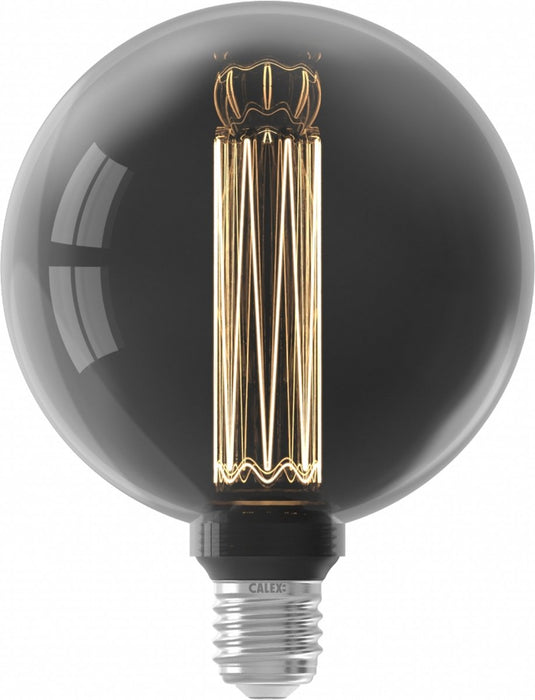 Calex crown series led lamp - e27 - g125 lichtbron titanium - 3.5w - dimbaar
