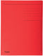 Exacompta 50x forever® bedrukte map met 3 kleppen - 280gm2 - 24,5x35 cm voor folio - rood - 449003e