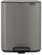 Brabantia bo pedaalemmer - 12 liter - platinum