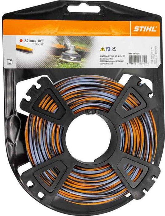 Stihl accessoires maaidraad | hightech cf3 pro kruisvormig | ø 2,7mm x 27m - 00009304301
