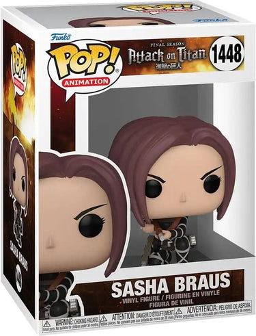 Funko pop animation: attack on titan - sasha braus - pop #1448