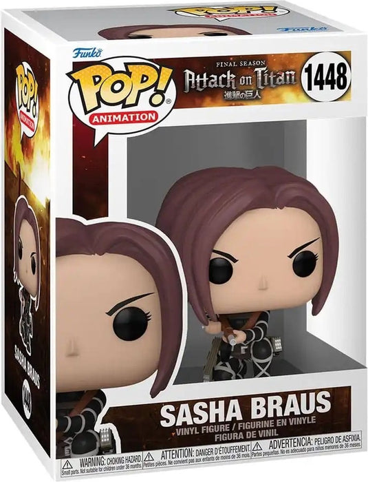 Funko pop animation: attack on titan - sasha braus - pop