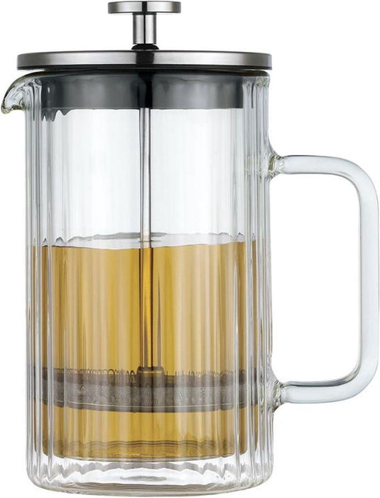 Klausberg koffie- thee zetter - glas - 0.6l - piston theepress | theemaker| theezetter| french press voor koffie en thee