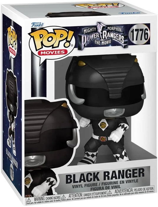 Funko pop movies: mighty morphin power rangers - black ranger - pop