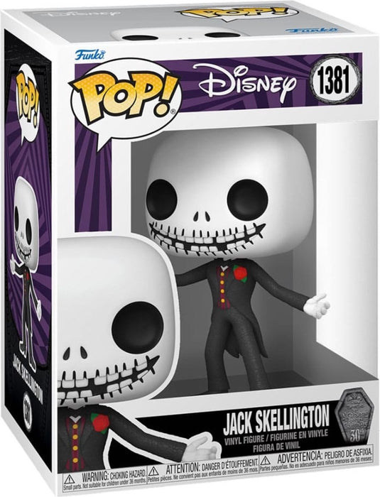 Funko pop disney: the nightmare before christmas - jack with black suit (30th anniversary) pop