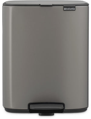Brabantia bo pedaalemmer - 12 liter - platinum