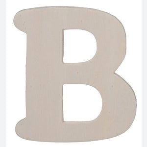 Darice • uitgesneden houten letter b 10,8cmx5mm