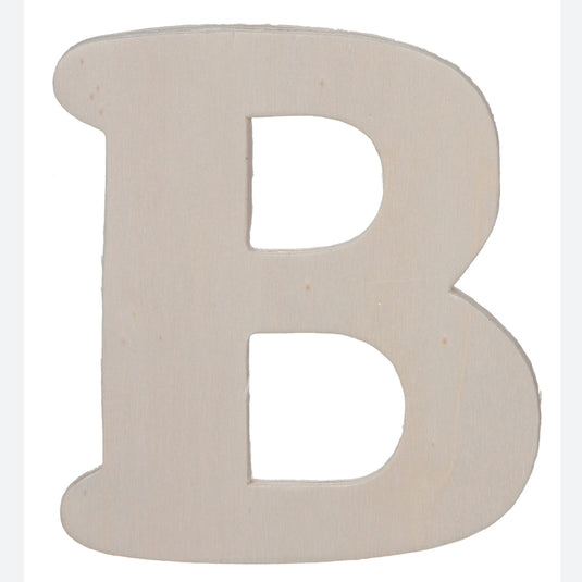 Darice • uitgesneden houten letter b 10,8cmx5mm