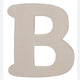 Darice • uitgesneden houten letter b 10,8cmx5mm