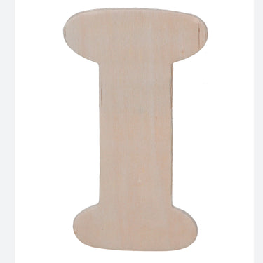 Darice • uitgesneden houten letter i 10,8cmx5mm